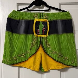 ELF Vibrant Green and Yellow Boxer Shorts